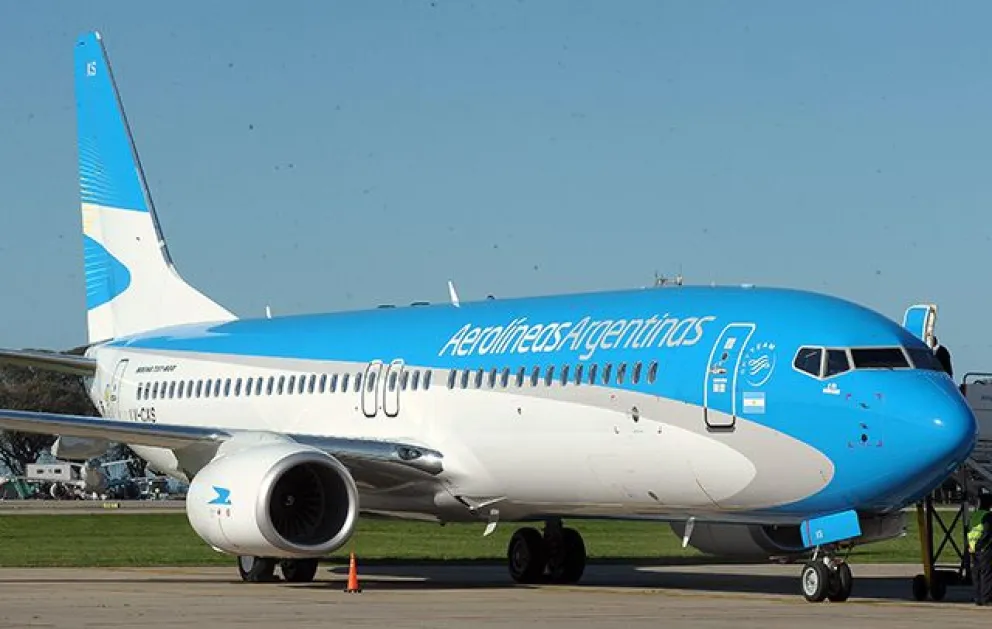 Aerolíneas presentó un nuevo vuelo entre Bahía Blanca-Bariloche