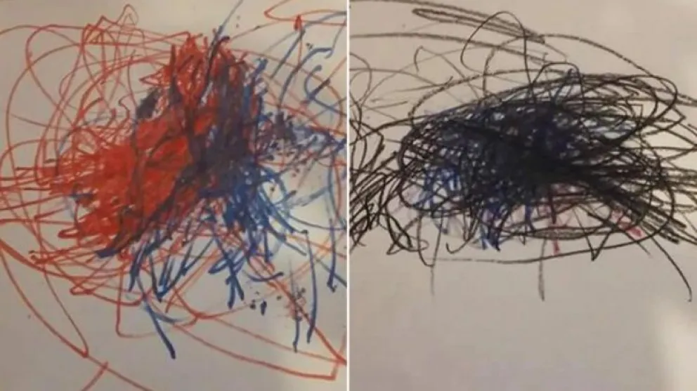 Tres chicas abusadas por sus padres muestran los "pedidos de auxilio" en sus dibujos infantiles