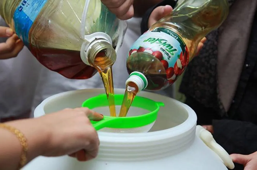 Recolección de Aceite Vegetal Usado