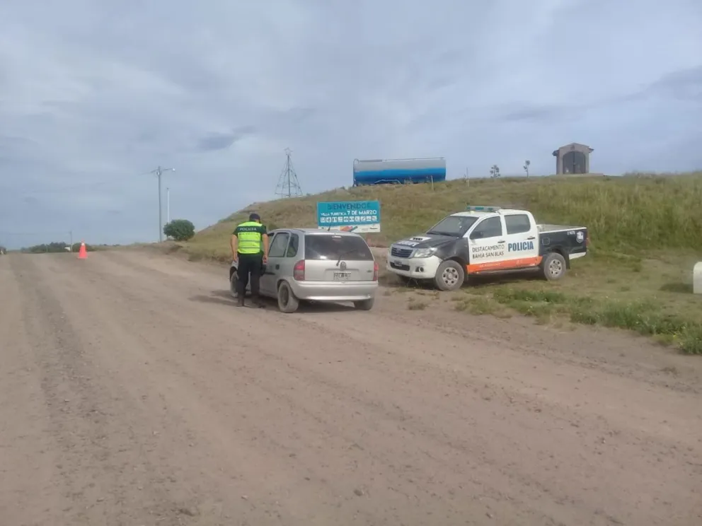 Instalaron un puesto policial en La Baliza
