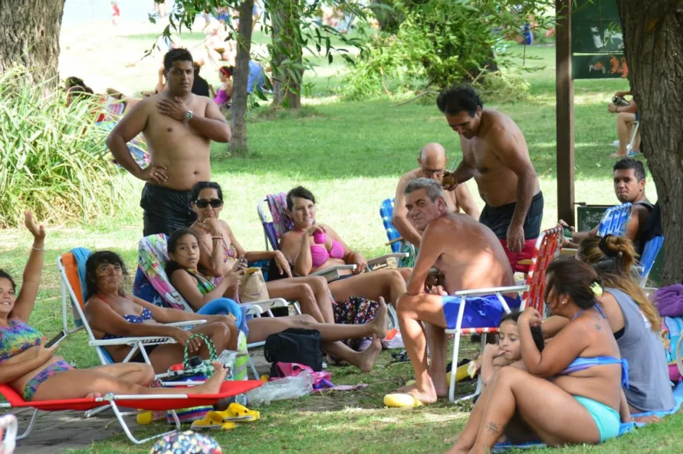 Fotos del calorcito en Viedma