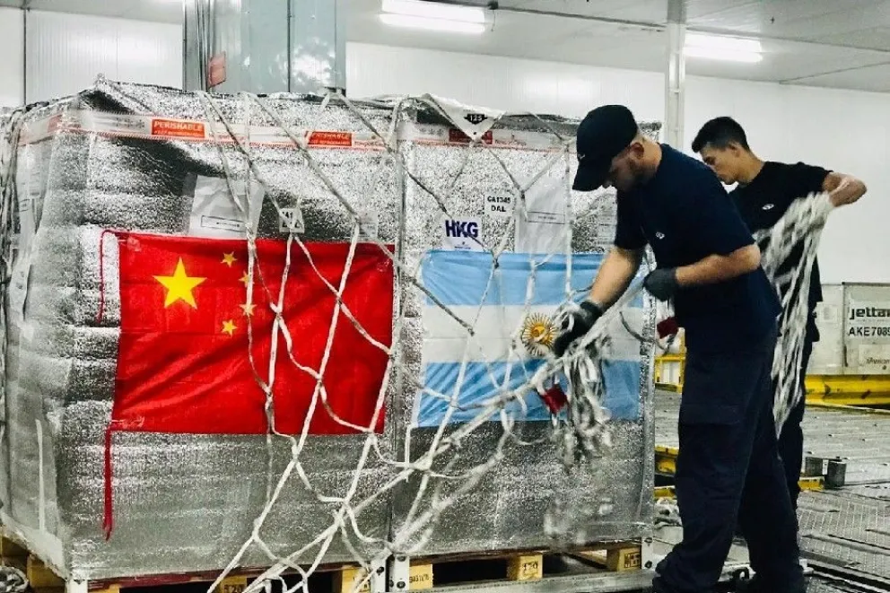 Río Negro exportó 1300 kilos de cerezas a China