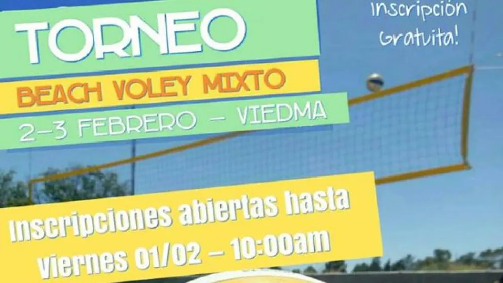 Se viene un nuevo Torneo de Beach Voley Mixto