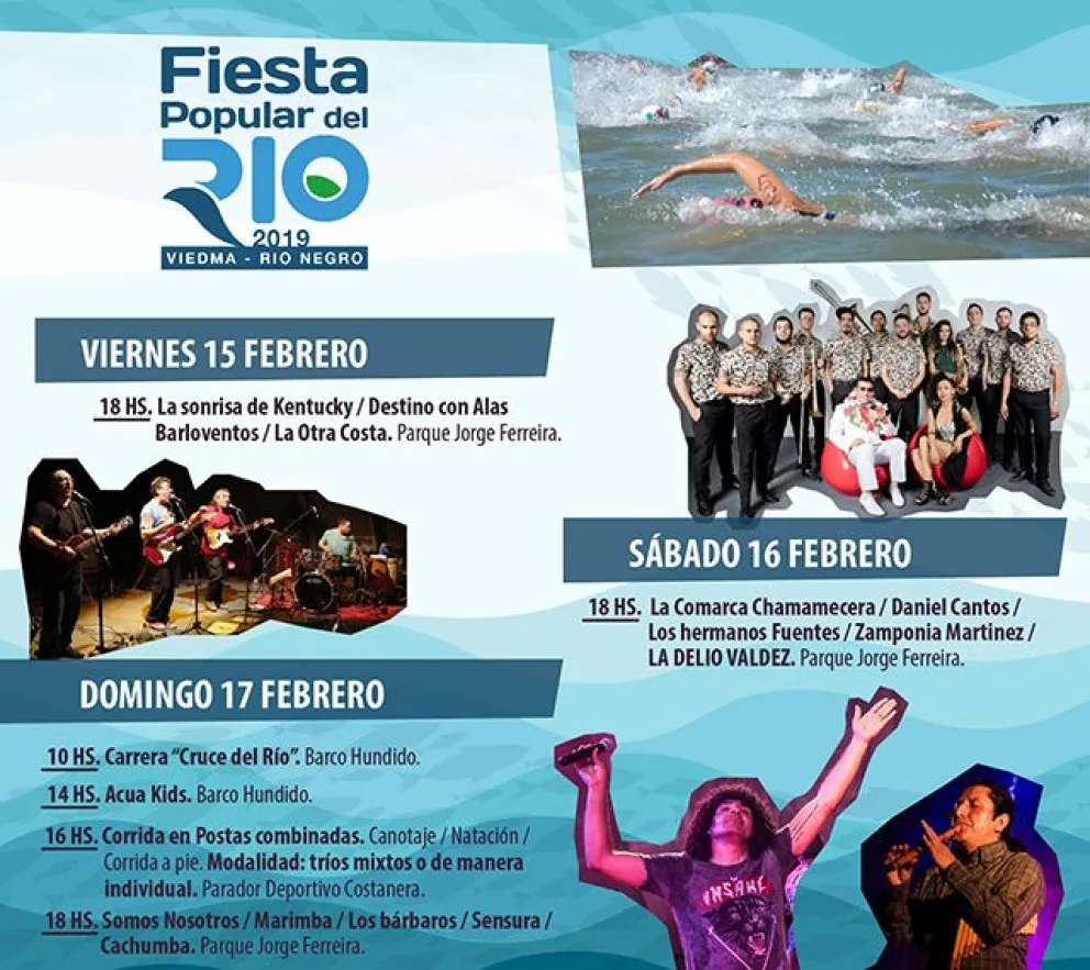 Se viene la Fiesta Popular del Río edición 2019