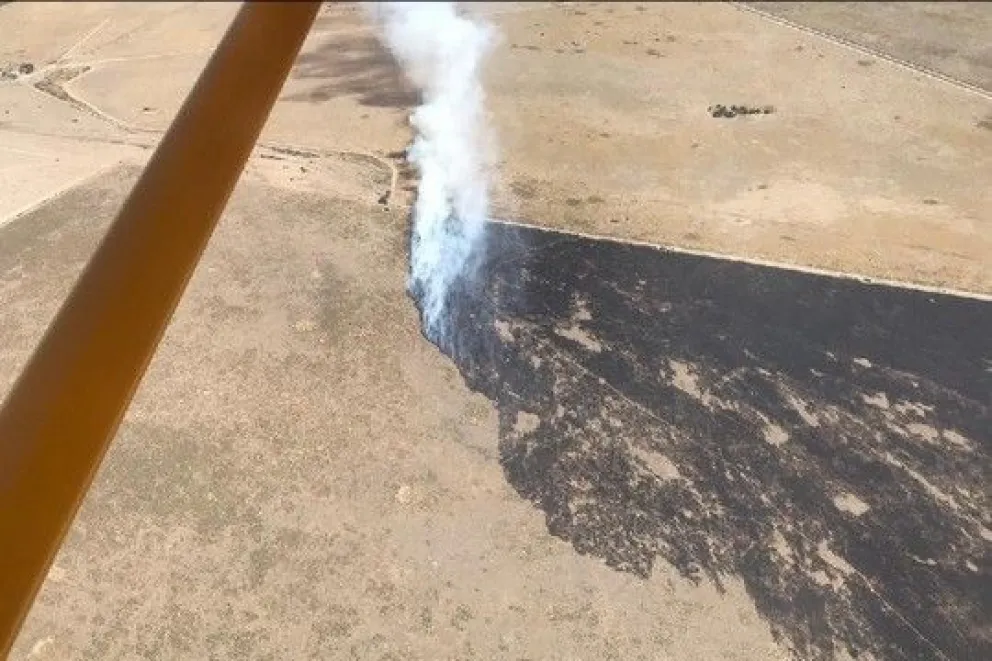 Arduo trabajo contra los focos de incendio