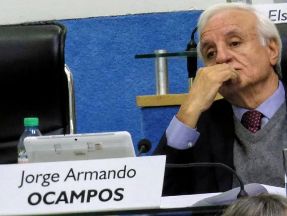 Ocampos está enfurecido por el no tratamiento de la Extinción de Dominio