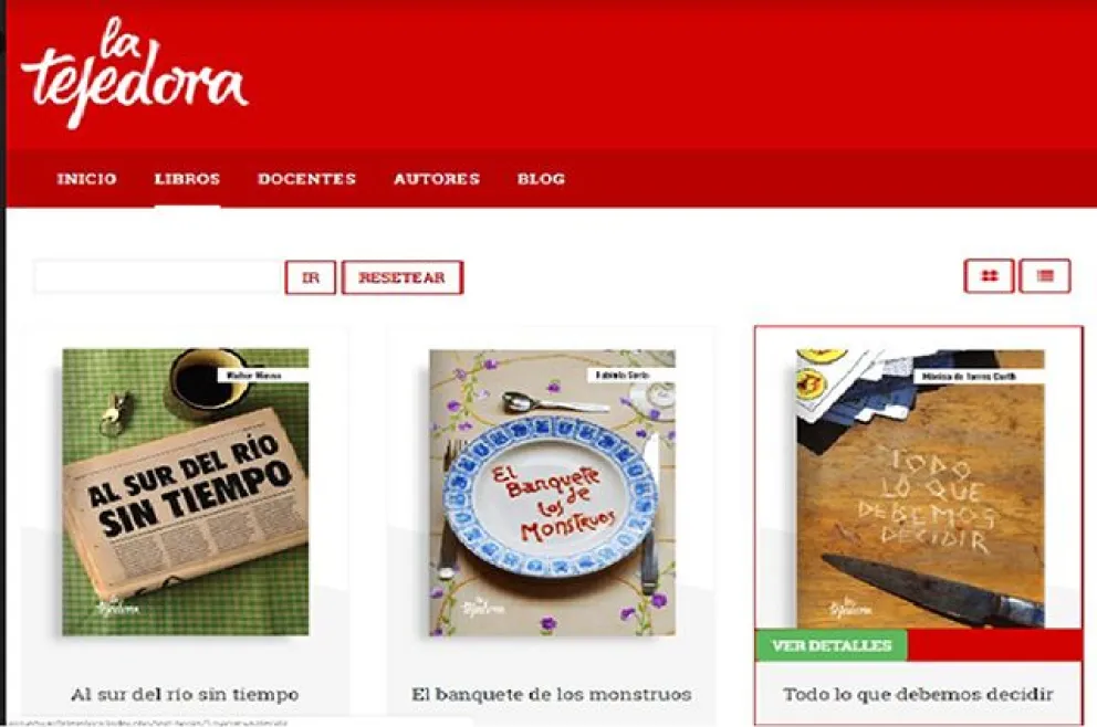 Los libros de La Tejedora ya están en acceso abierto