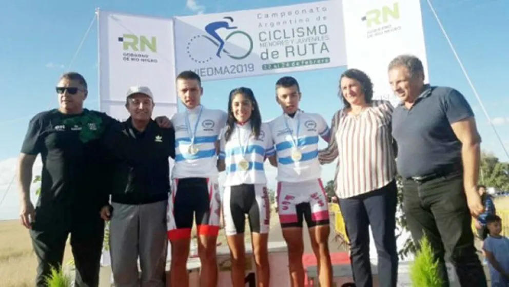 Valentina Muñoz brilló en la Contrareloj