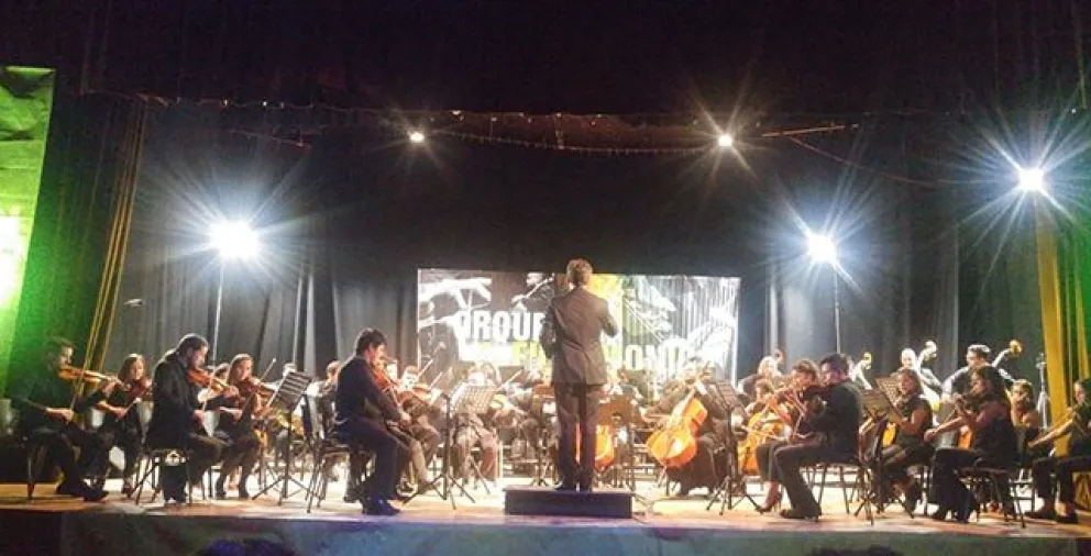 La Filarmónica la rompió en el Cultural