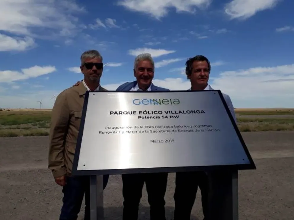 Quedó inaugurado el Parque Eólico de Villalonga