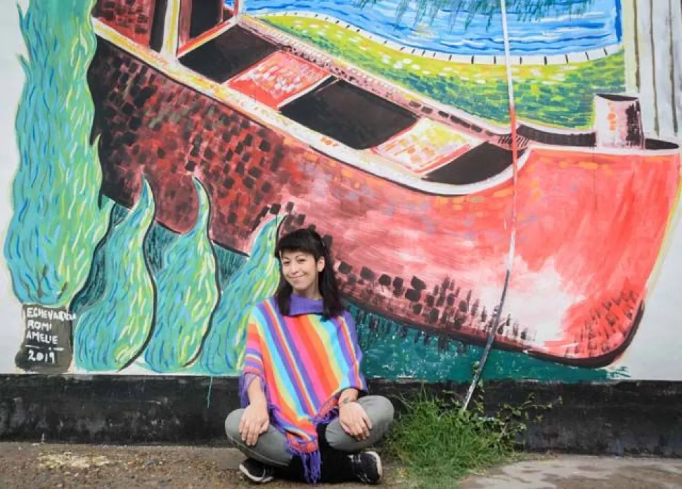“Me inspira mi hija, el arcoiris, la naturaleza, sus colores y las ganas de querer cambiarlo todo”