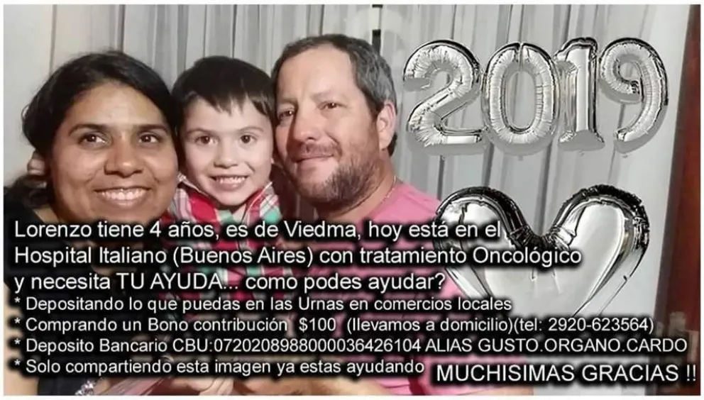 Movida solidaria por Lorenzo