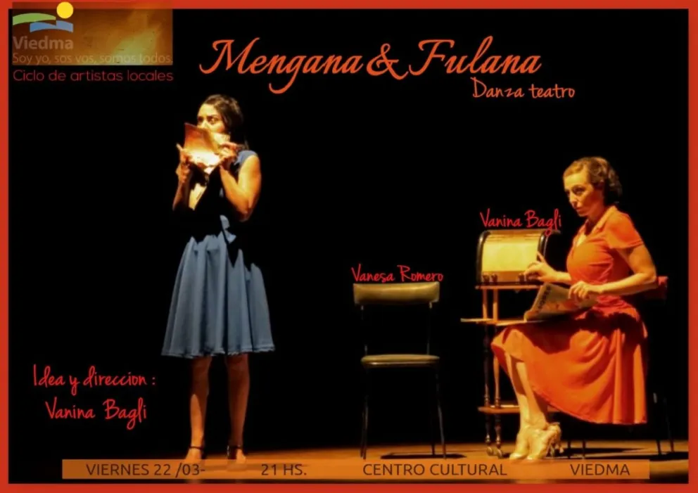 Se viene la obra Mengana y Fulana en el Cultural