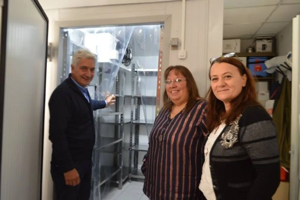 Presentaron la cámara frigorífica del vacunatorio del hospital de Patagones