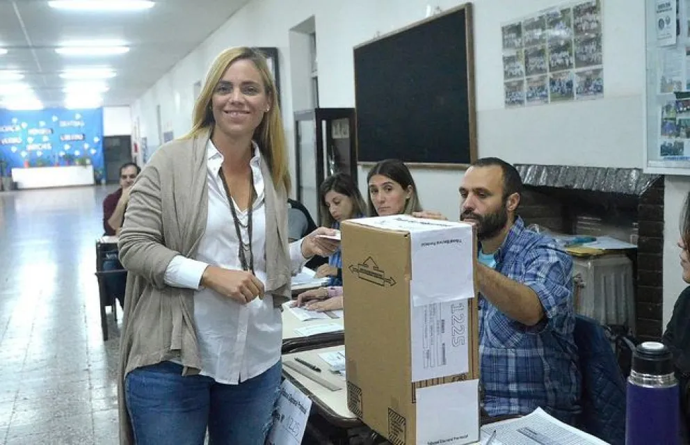 Votó María Emilia Soria: “Una elección bastante rara"