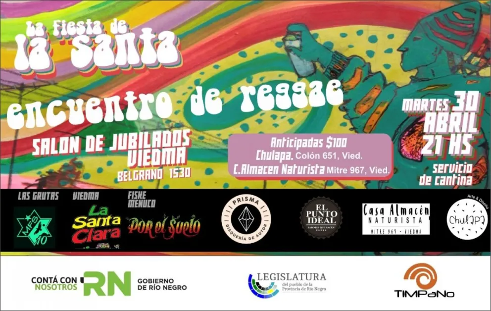 Se viene el Primer Festival de Reggae en la Patagonia