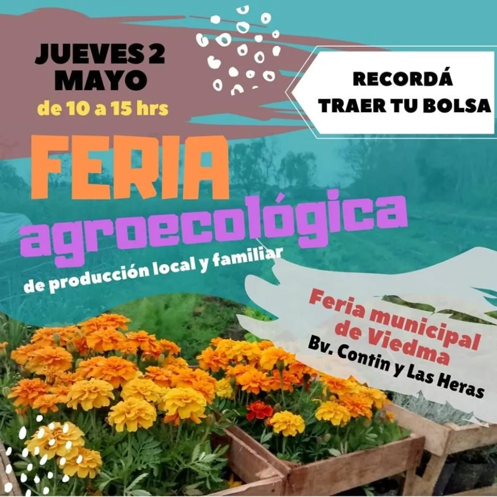 Anotá los precios de la tercera Feria Agroecológica