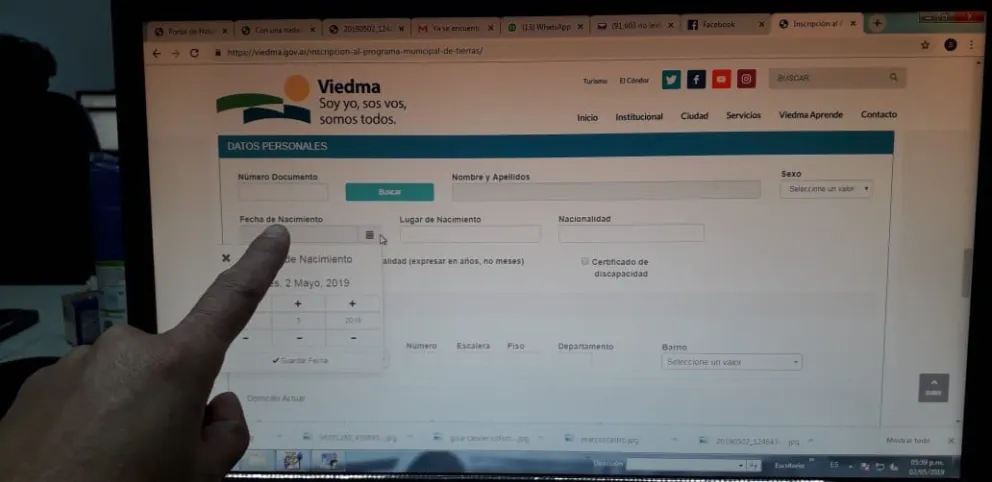 Elevada demanda de lotes en el primer día de inscripción