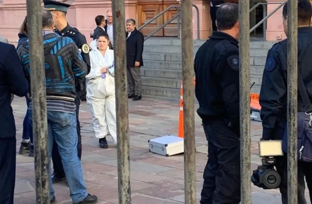 Detuvieron a un hombre armado en Casa Rosada