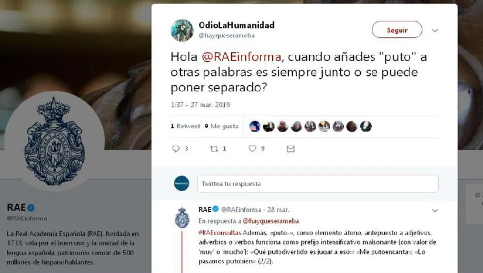 Cómo usar la palabra “puto” según la RAE