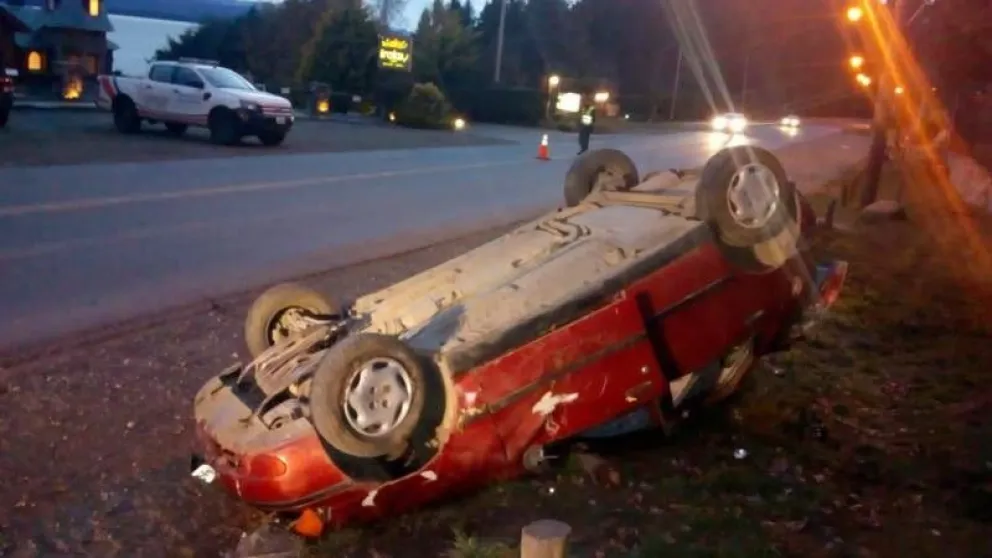 Tremendo vuelco en Bariloche