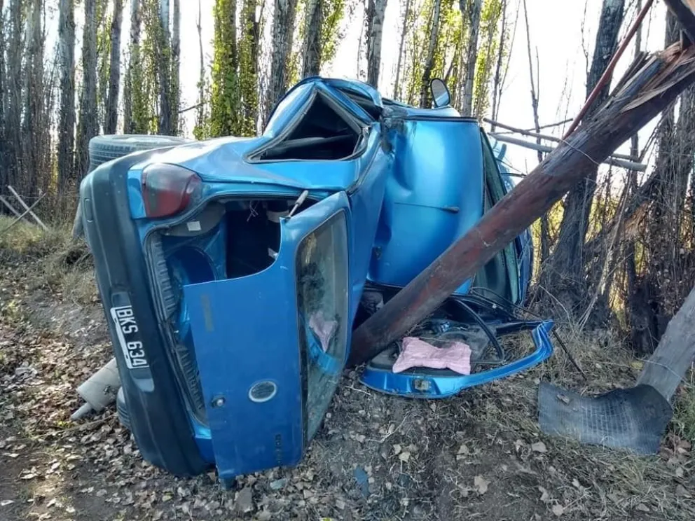 Se salvaron de milagro tras un choque