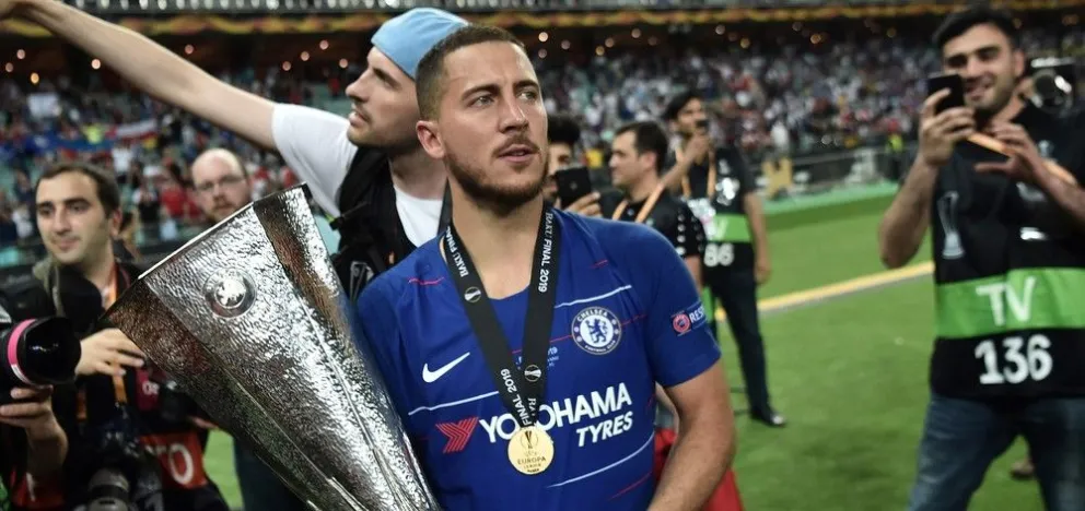 Hazard le regaló a los Blues la Europa League