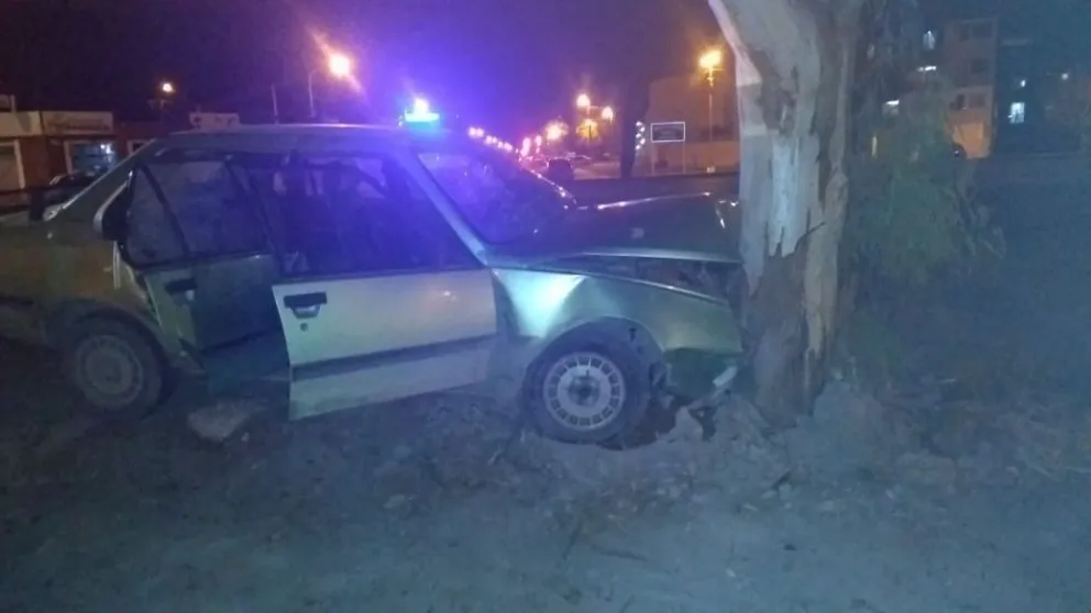 Triple choque sobre la avenida Perón