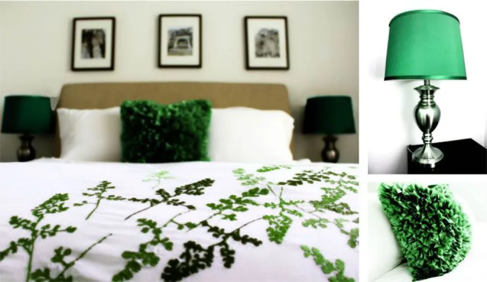 Decorar con colores blanco y verde ayuda a reducir el estrés