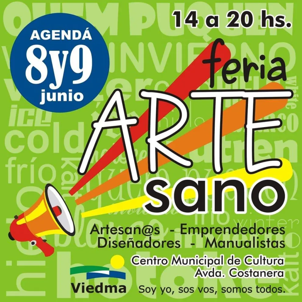 El Centro Cultural estará lleno de artesanos