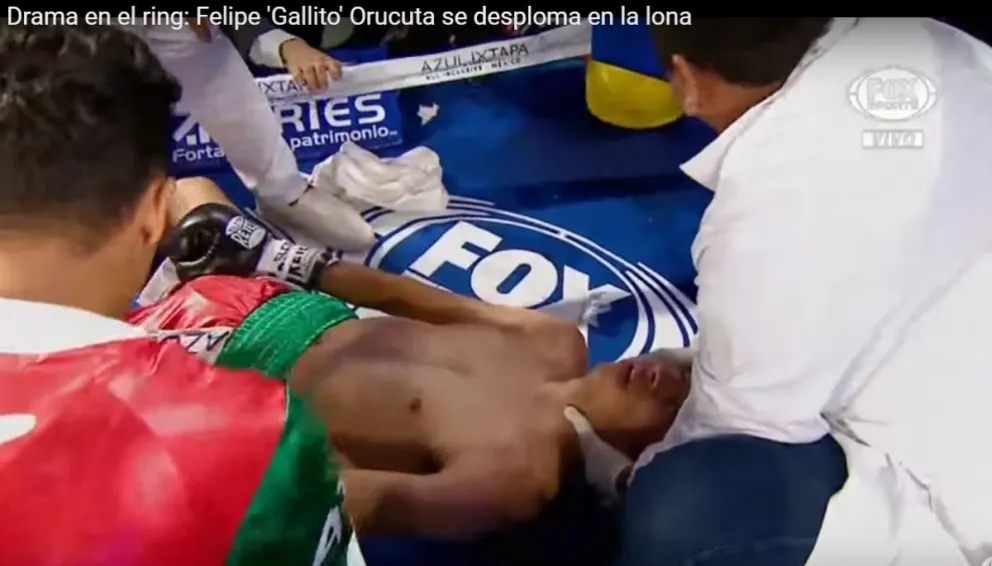 Recibió una paliza y debió ser reanimado en el ring