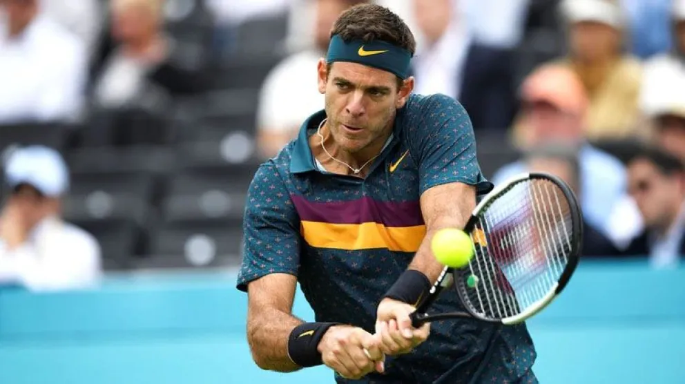 Juan Martín del Potro venció a Shapovalov en Queen's