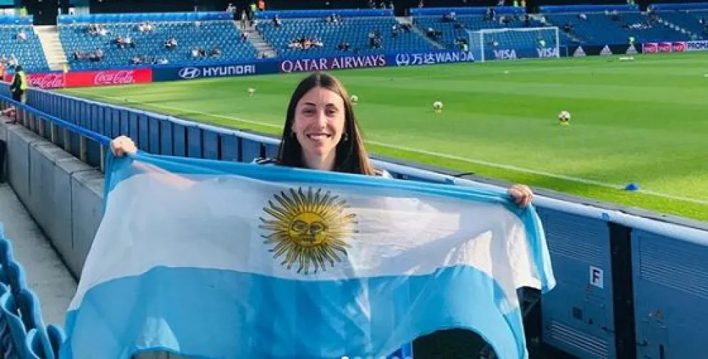 Fue al Mundial como hincha