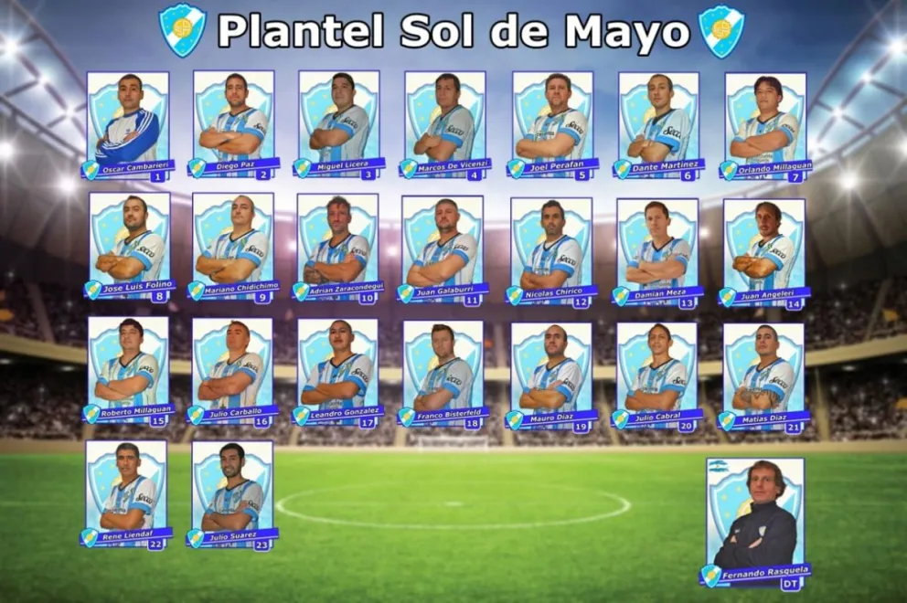 Plantel definido para la Copa Argentina Senior