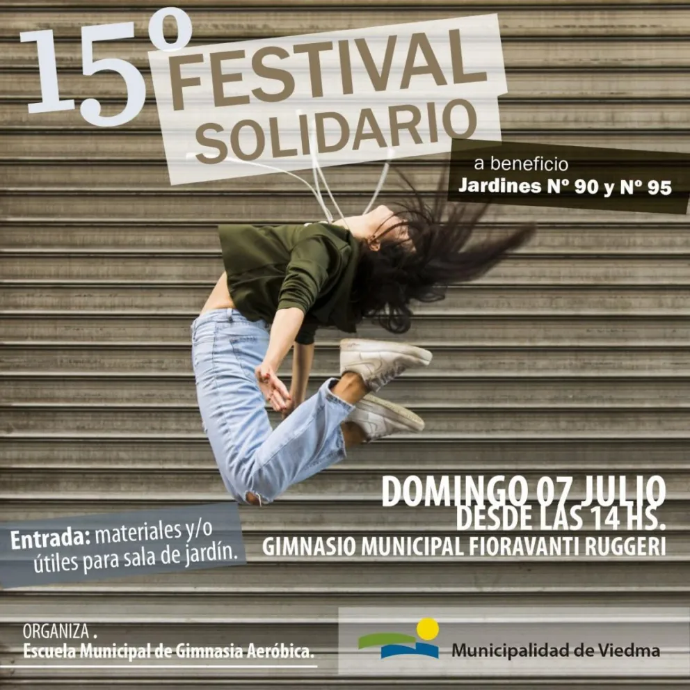 Se viene una nueva edición del Festival Solidario en Viedma