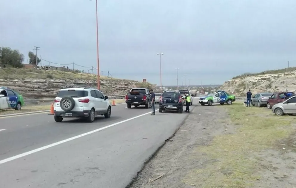 Accidente en el puente Basilio Villarino