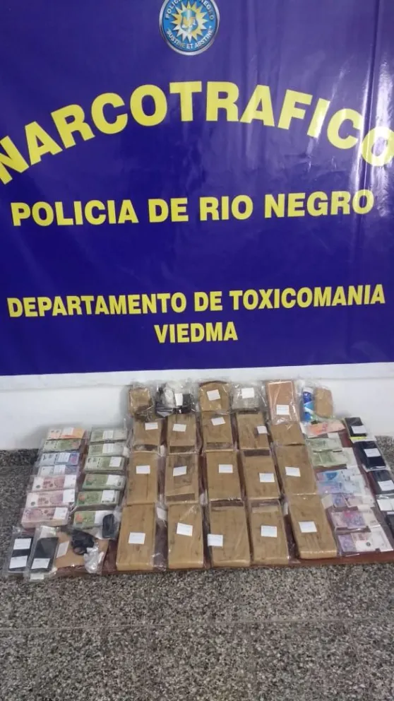 Imponente operativo antidrogas en Viedma y Patagones