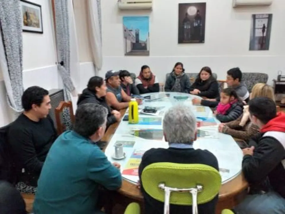 Reunión entre Zara y dirigentes de Villa Rita