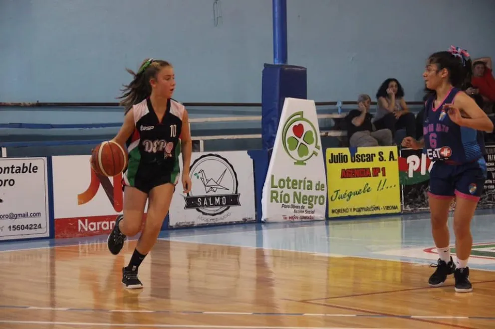 Agostina Kedak en la pre selección U14
