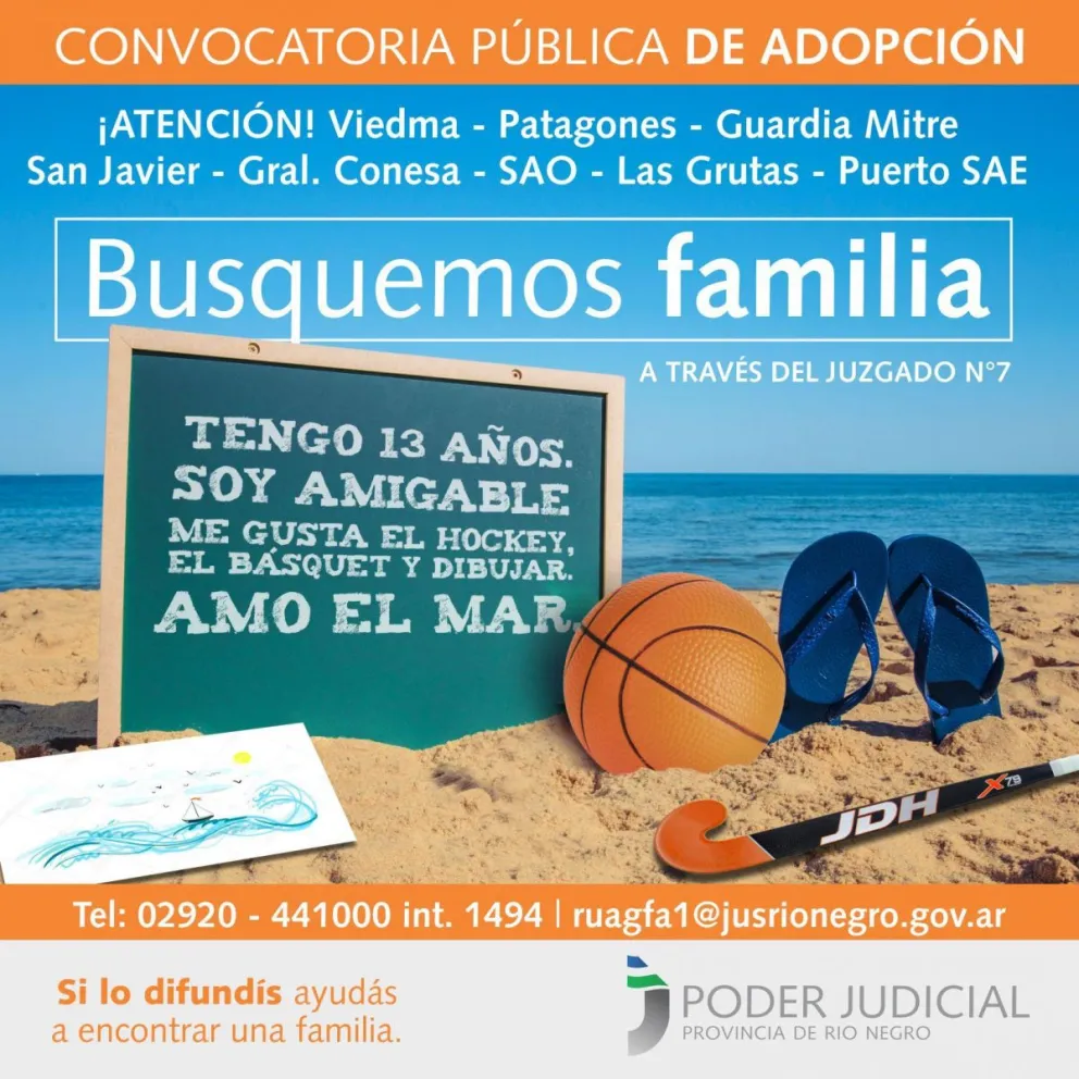 Abren convocatoria para adoptar a un adolescente de 13