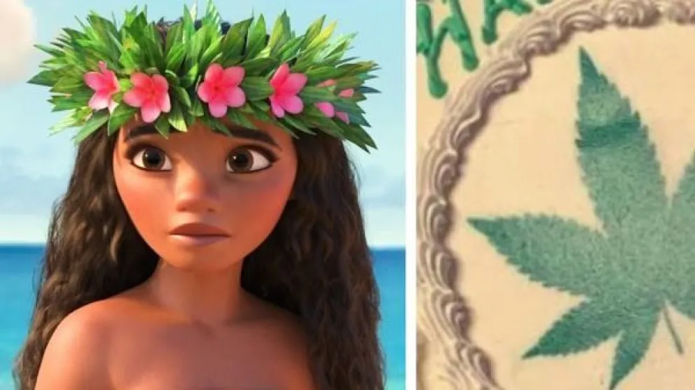 Pidió una torta de Moana y el pastelero entendió "marihuana"