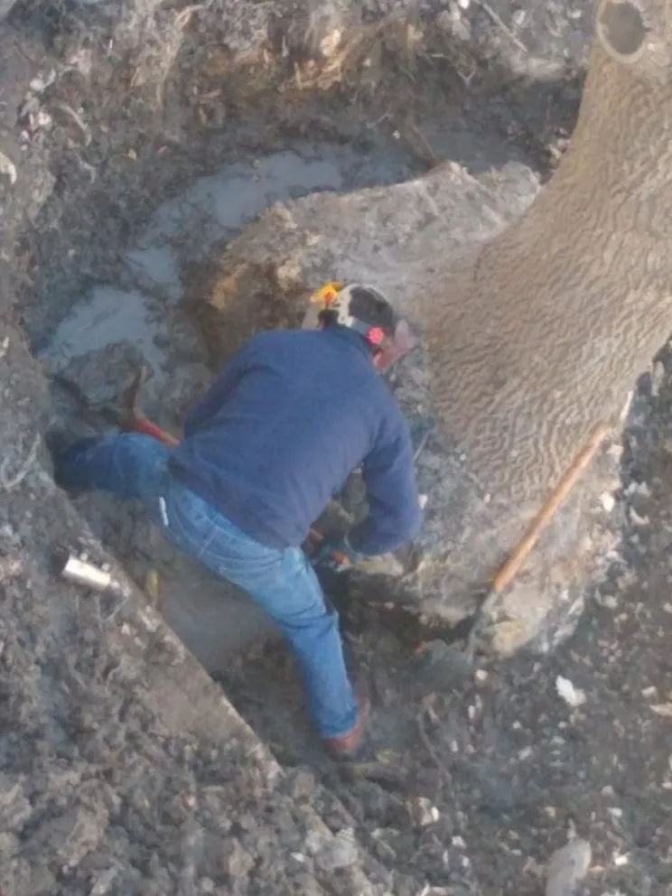 Rompieron un caño de gas en las 1016 Viviendas