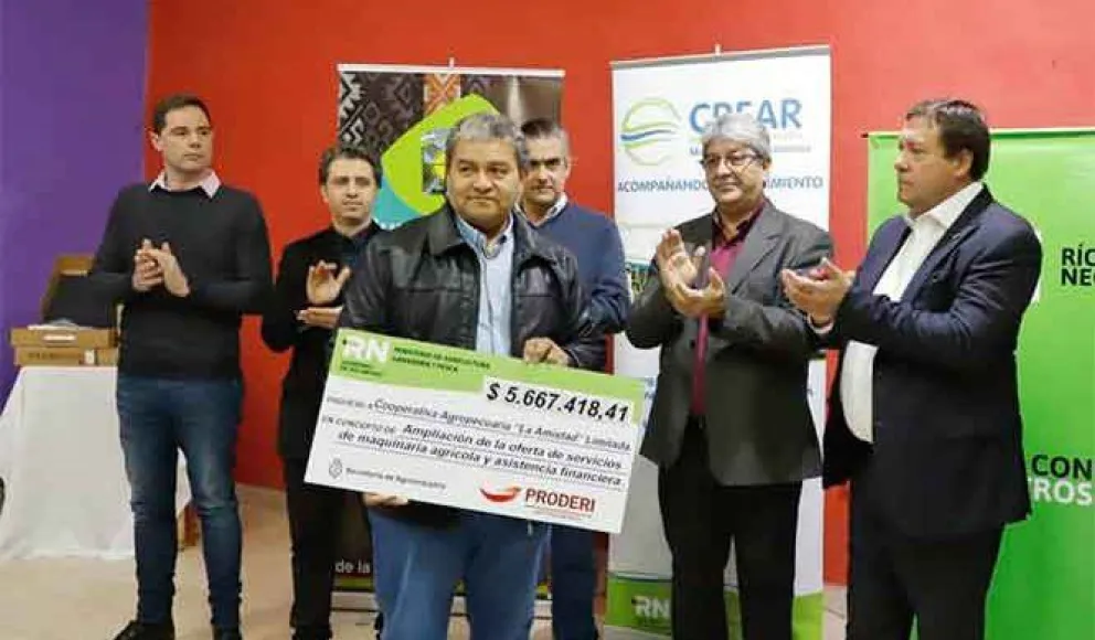 La incorporación de maquinaria es realidad para la Cooperativa "La Amistad"