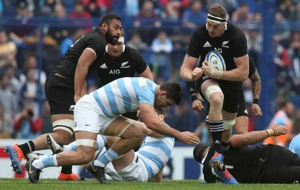 Los Pumas cayeron de manera ajustada ante los All Blacks