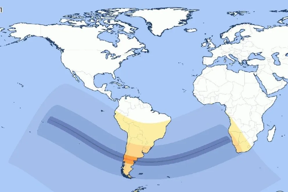 Río Negro estará en el centro del mundo en 2020 por el eclipse solar