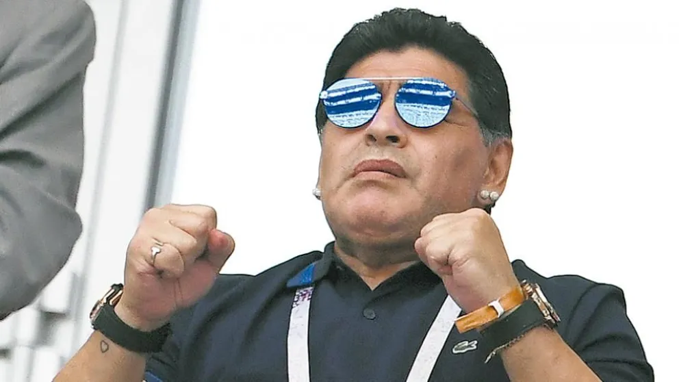 Maradona le dio la bienvenida a De Rossi
