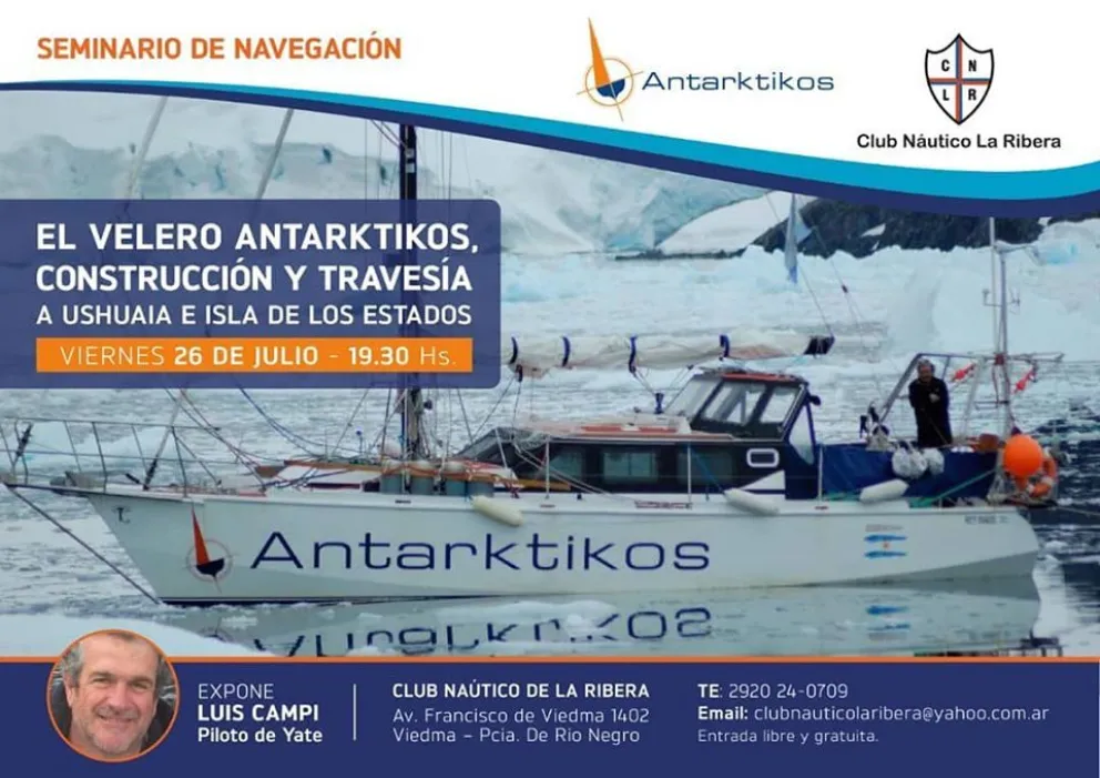 Velero Antarktikos, construcción y travesía