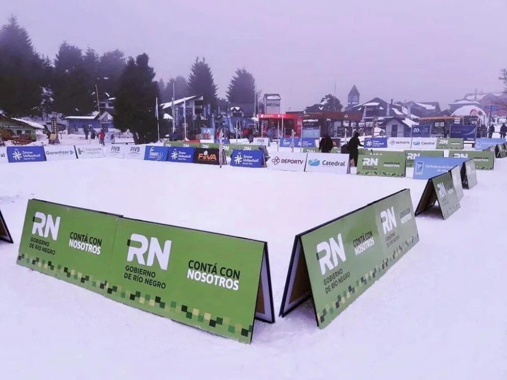 Todo listo para recibir al Snow Vóley
