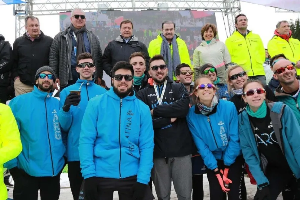 El mundo vivió la apertura del Mundial de Snow Volleyball