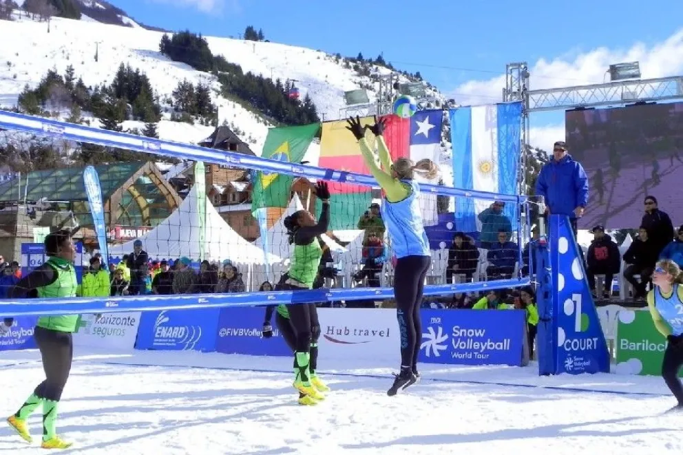 Bariloche brilla con el Snow volleyball en el mundo